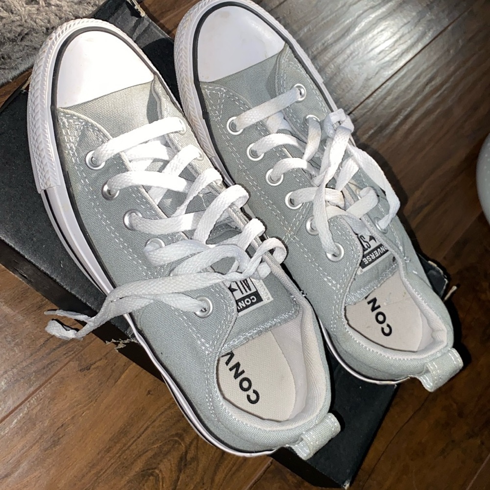 Grey converse
